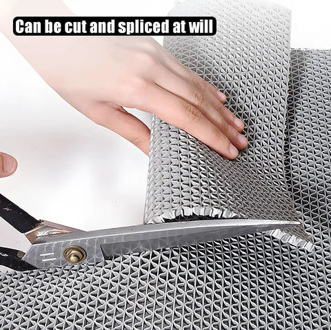 Cutting Heavy Duty Non Slip Poolside Floor Mat, Fast Drain Bathroom Anti Fatigue Tile With Wave Channels for customization.