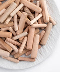 90 Piece Hardwood Dowel Set In Three Sizes One Quarter Inch Five Sixteenths Inch And Three Eighths Inch Fluted Grooved Dowels