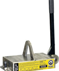 Heavy Duty Ceramic Lift Magnet offers 1500 Lb capacity, steel handle for lifting sheets, designed for easy handling.