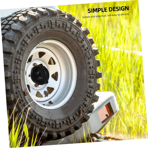 Spare Tire Bolt Retainer Clamp For CRV 74652 003 Heavy Duty Steel attached to a spare tire on grassy field