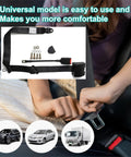 2 Pack Universal 3 Point Retractable Seat Belt Harness Kit for Go Karts Golf Carts UTVs ATVs Cars Trucks SUVs displayed