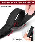 Two Point Rifle Sling With Quick Adjust Loop 1.25 Inch Wide Nylon Webbing For Outdoor Use Black Adjustable Close-up