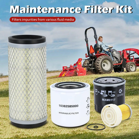 All In One Heavy Duty Tractor Filter Kit For 2415 2516 22 24 25 26 Max Series HST Gear XL Tractors Air Oil Fuel Hydraulic Filters