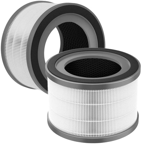2 Pack Vista 200 Replacement Filter For Vista 200 Air Purifier, Multi Layer Main Filter Replacement, RF compatible, side view