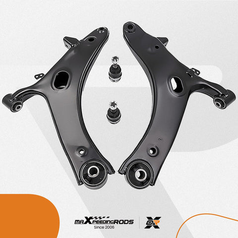 Two Piece Front Lower Control Arm With Ball Joint Kit For Subaru Forester 2009 2013 And Subaru Impreza WRX 2011 2014 Direct Fit Suspension Replacement With Ball Joint MS801051 MS801052