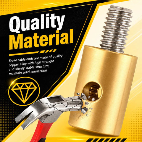 24Pcs Solderless 6mm Throttle Cable Ends With Nipple Screws Heavy Duty Throttle Cable Repair Kit showing quality material.