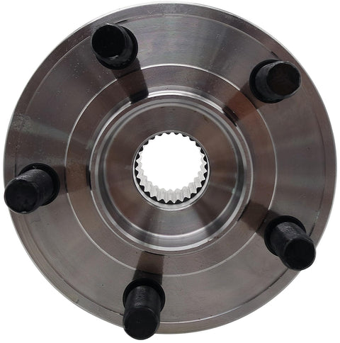 Front view of Wheel Bearing And Hub Assembly For Ford And Lincoln Models Complete Repair Kit With OE Quality Fit Precision Engineered