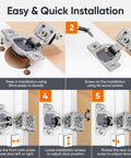 Step-by-step guide for installing Soft Close Cabinet Hinges 30 Pack One And A Half Inch Overlay Concealed Hidden Hinges