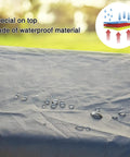 Close-up of waterproof fabric used in Three Person Patio Swing Mosquito Netting With Zipper Opening Waterproof Roof Tent.