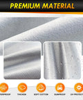 Close-up of six-layer waterproof material for Custom Fit Car Cover For VW Beetle 2-Door 1960-1980, highlighting soft cotton lining.