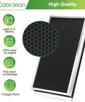 2 Pack Replacement Filters For MA Series 112 V2.0 Air Purifier 3 In 1 HEPA Activated Carbon Filter for Pollen Wildfire Smoke