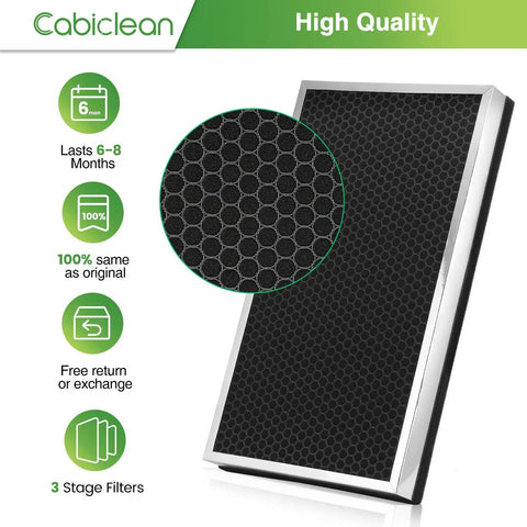 2 Pack Replacement Filters For MA Series 112 V2.0 Air Purifier 3 In 1 HEPA Activated Carbon Filter for Pollen Wildfire Smoke