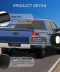 Rear chrome steel step bumper assembly for 2014–2018 Chevy Silverado/GMC Sierra 1500 without park sensor holes