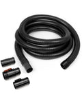 Extra Long Locking Hose Attachment For Wet Dry Shop Vacuum Cleaners With Heavy Duty Build And Two And A Half Inch By Twenty Foot Reach