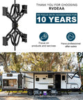 X Shape Wheel Chocks Stabilizer XL For Travel Trailers Campers And Trucks Double Sets 4 To 17 Inch with RV and chairs