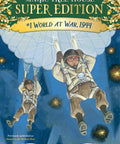 Cover of "Killer World War Two Quest For Kids Totally Awesome Illustrated Time Travel Chapters" with jumping kids.