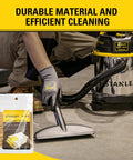 Person using vacuum with 3 Pack Disposable Vacuum Bags For 1-3.5 Gallon Wet Dry Vac Dust Bag Compatible With SL18136