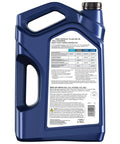 Trucker Grade Full Synthetic Diesel Engine Oil 5W-40 for Heavy Duty Diesel Engines, 1 Gallon Each, Three Pack With Triple Protection Plus Technology bottle, side view.