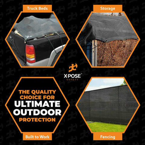 Heavy Duty Mesh Tarp 12 By 26 Feet Multipurpose Protective Cover With Air Flow Ideal For Shade Fences Canopies Tie Downs And Dump Trucks