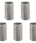 5 Piece Stainless Steel Wire Thread Insert Kit With Protective Coil Sleeve For Screw Repair Heavy Duty M24x3x3D