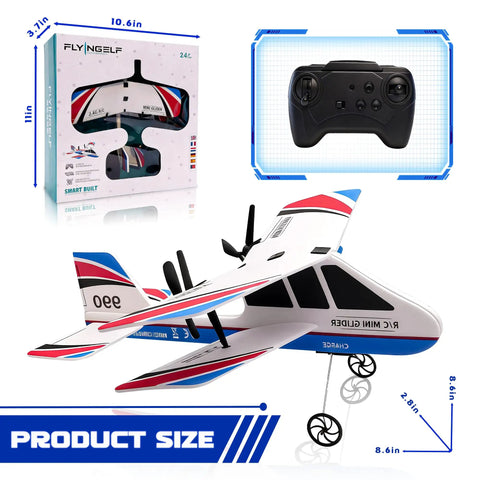 Easy To Fly RC Plane For Beginners And Kids Ages 8 To 12 And Adults With 6 Axis Gyro Stabilization Remote Control Airplane