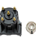 Marine Distributor Cap Kit For Select GM 4 Cylinder Engines With Delco EST Ignition, brass inserts, anti warpage design