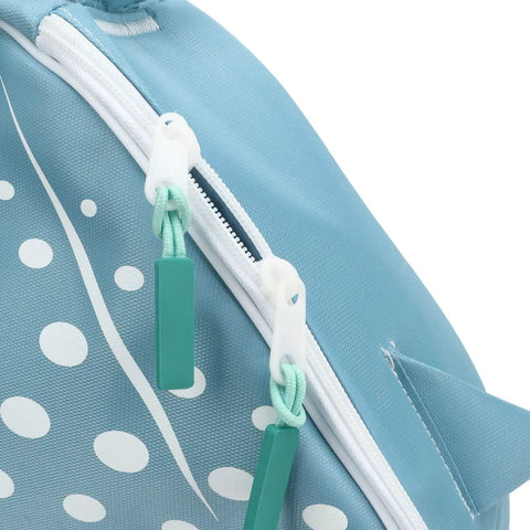Close-up of Regulator Bag For Dive Gear With Beefy Capacity, Protective Foam Padding, Two Way Zipper, featuring blue whale shark design.