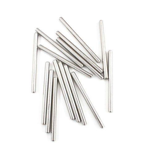 15 Pack Five Millimeter By Seventy Millimeter 304 Stainless Steel Cylinder Dowel Pins For Wood Furniture Easy Install With Chamfered Ends