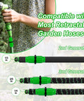 Expandable Garden Hose Repair Kit With Four Dual Channel Connectors And Metal Clamp Quick Fix For Damaged Hoses Save Money
