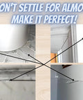 Transparent Shims For Cabinets Baseboards Countertops And Toilets Invisible Precision Leveling Wedges installed view showing usage in carpentry leveling.