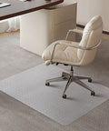 Thick Office Chair Mat For Carpeted Floors 48 By 30 Desk Mat With Easy Glide For Rolling Chairs On Low Pile Carpets No Curling Plastic Floor Protector For Home Office And Gaming Setup shown with office chair on carpet