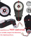 Turbocharged Two Pack Kids Ride On Car Gearbox 550 12V Motor 12000RPM High Speed Drive Engine detailed dimensions