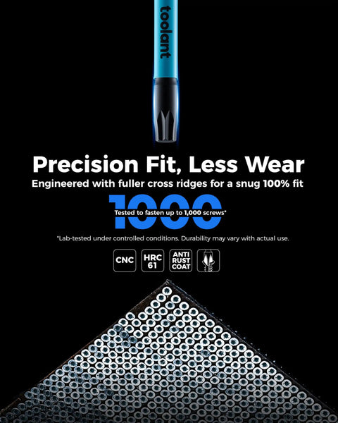 Double Square 8 Point Star Bit Set 10 Piece Premium S2 Alloy Steel With Magnetic Heads for precision fit and less wear.