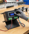 All In One Stepper Motor Driver Controller For NEMA 17 And 23 Motors With Forward Reverse Speed And Angle Control in use