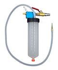 Pneumatic Fluid Extractor Drainer For Automotive Brake, Clutch, And Power Steering Fluids with high flow design.