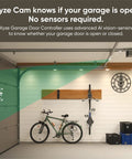 Smart Garage Door Opener With Built In 1080P Video, Color Night Vision, And Two Way Audio, Remote Open And Close From Anywhere