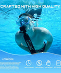 Person underwater using Ultra Portable Mini Scuba Tank With Pump For Snorkeling And Training, 0.5L Lung Tank