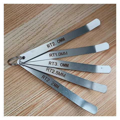 Ultimate Universal Valve Clearance Adjustment Ruler For Family Cars 1-3.25 Mm Durable Tool Kit That Handles Minor Daily Engine Fixes And Keeps Your Vehicle Running Smooth Without Wasting Time At The Shop. metal feeler gauge set 1.0-3.0mm