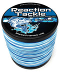 Braided Fishing Line Pro Grade Power Performance For Saltwater Or Freshwater Ultra Strong Polyethylene Braid With High Visibility Blue Camouflage 10 Lb Test 150 Yards spool.