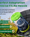 Auto Feed 0.065 Inch Trimmer String Spool Replacement For Weed Eater And Weed Wacker 16 Ft Single Line with green cap view.