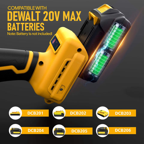 Mini Cordless Circular Saw With Brushless Motor compatibility with DEWALT 20V Max Battery, battery not included