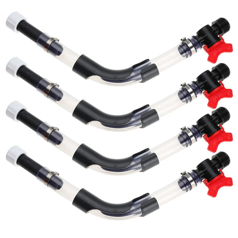 Fuel Filler Kit For Race Jugs With Ball Valve Hose Fifteen Inch Connector Fits Sportsman Jugs And Most Fuel Containers