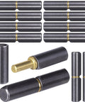 Weld On Barrel Hinge Set 10 Pack Heavy Duty Carbon Steel Gate Hinges Two And A Half Inch Long Three Eighths Inch Pin Diameter