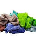 Premium Color Terry Cloth Rags 25 lb bulk bag super absorbent cotton cleaning rags for garage and shop industrial use and housekeeping multi-purpose