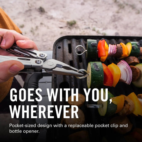 Wingman Multitool With Spring Action Pliers And Scissors Stainless Steel 14 Tools In One For Home Worksite And Outdoors
