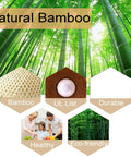 Natural bamboo materials for Bamboo Lantern Pendant Light, Retro Japanese Style E27 Chandelier Hanging Ceiling Fixture.