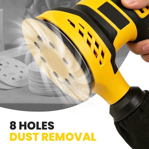 Top Tier 5 Inch Hook And Loop Sanding Discs With 40 To 1000 Grit Assorted Aluminum Oxide Pads on random orbital sander.
