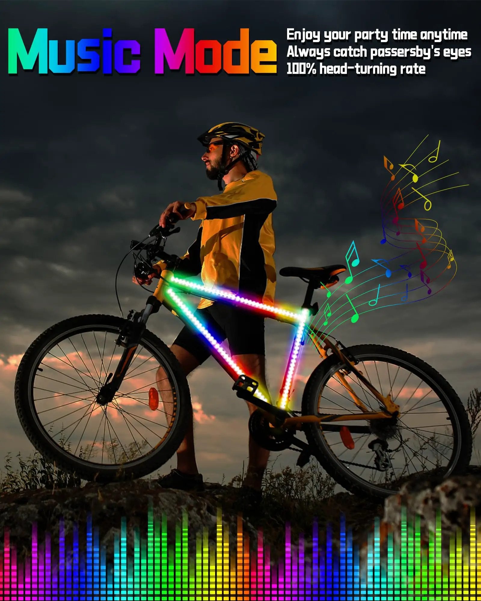 Night Riding LED Light Strips For Scooter ✓