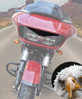 Headlight Eyebrow Sticker For 2015 Up Road Glide Black Eyebrow Eyelid Trim Cover Visor Decoration for Harley Davidson