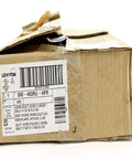 Cardboard box for Versi Duct 2RU Front Only Horizontal Cable Management in black, showing product labeling and barcode.